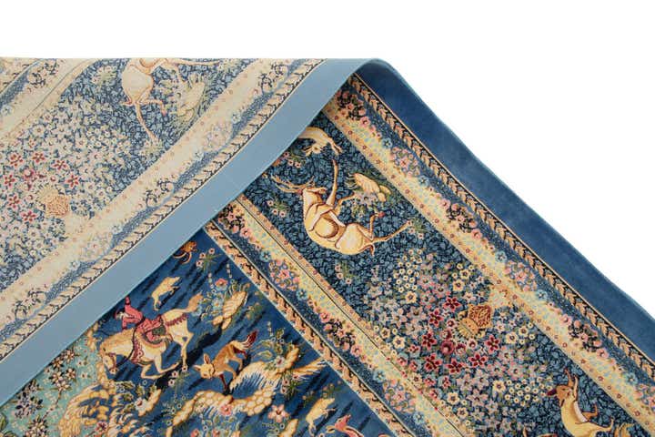 6' 7 x 9' 7 Ghom Design Rug