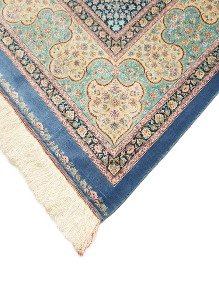 6' 6 x 9' 8 Ghom Design Rug