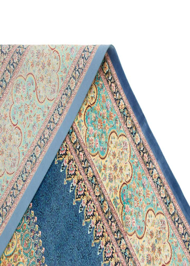 6' 6 x 9' 8 Ghom Design Rug