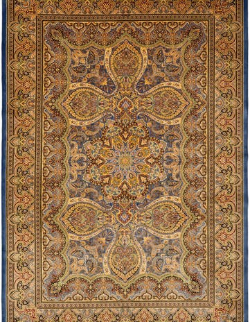 6' 6 x 9' 7 Ghom Design Rug