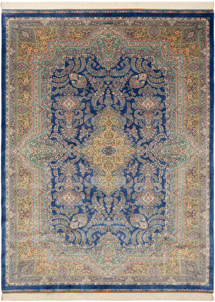 6' 6 x 9' 8 Ghom Design Rug