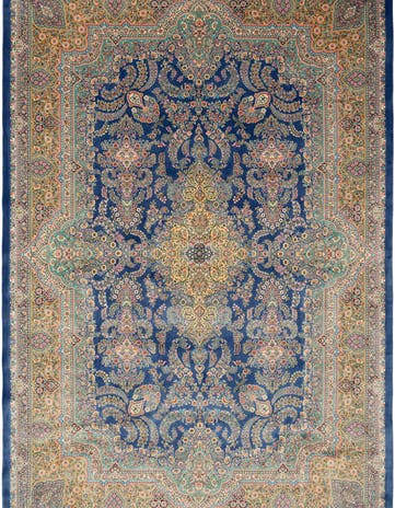 6' 6 x 9' 8 Ghom Design Rug