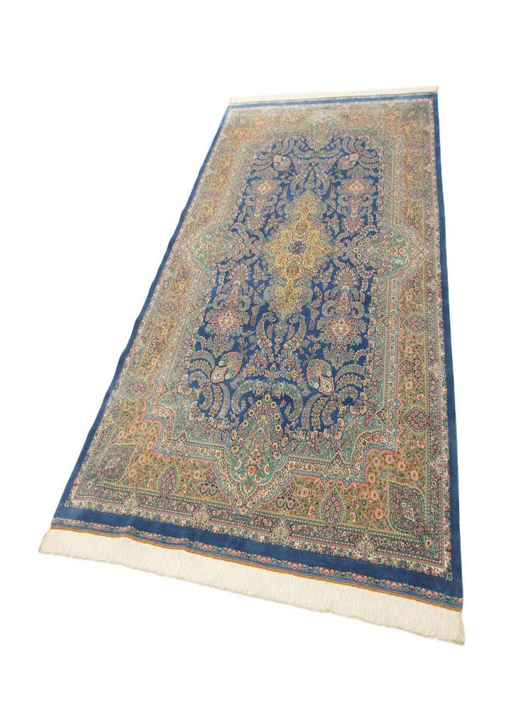 6' 6 x 9' 8 Ghom Design Rug