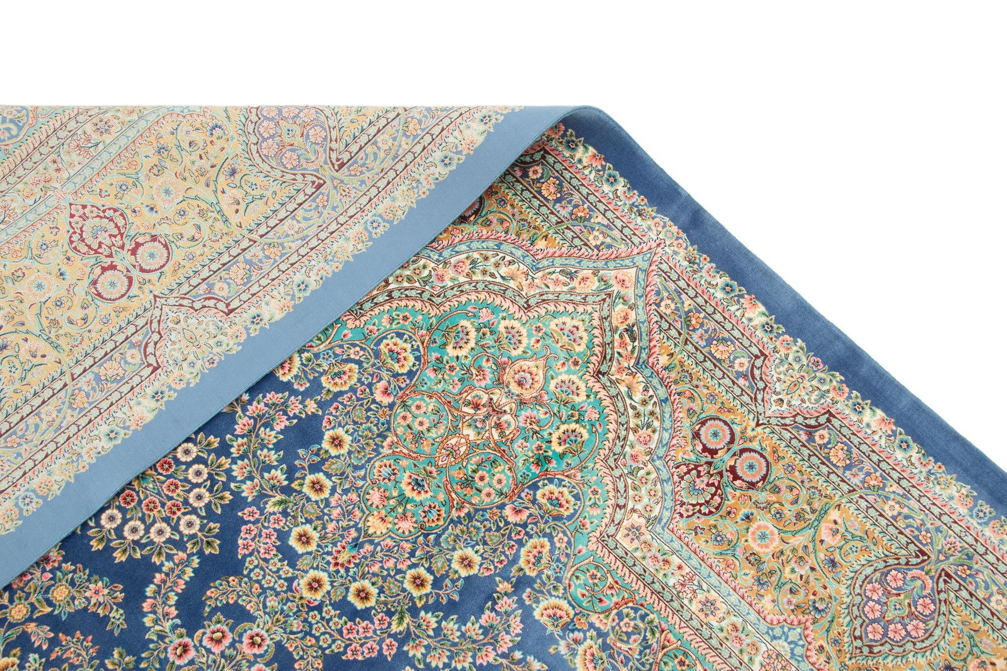 6' 6 x 9' 8 Ghom Design Rug
