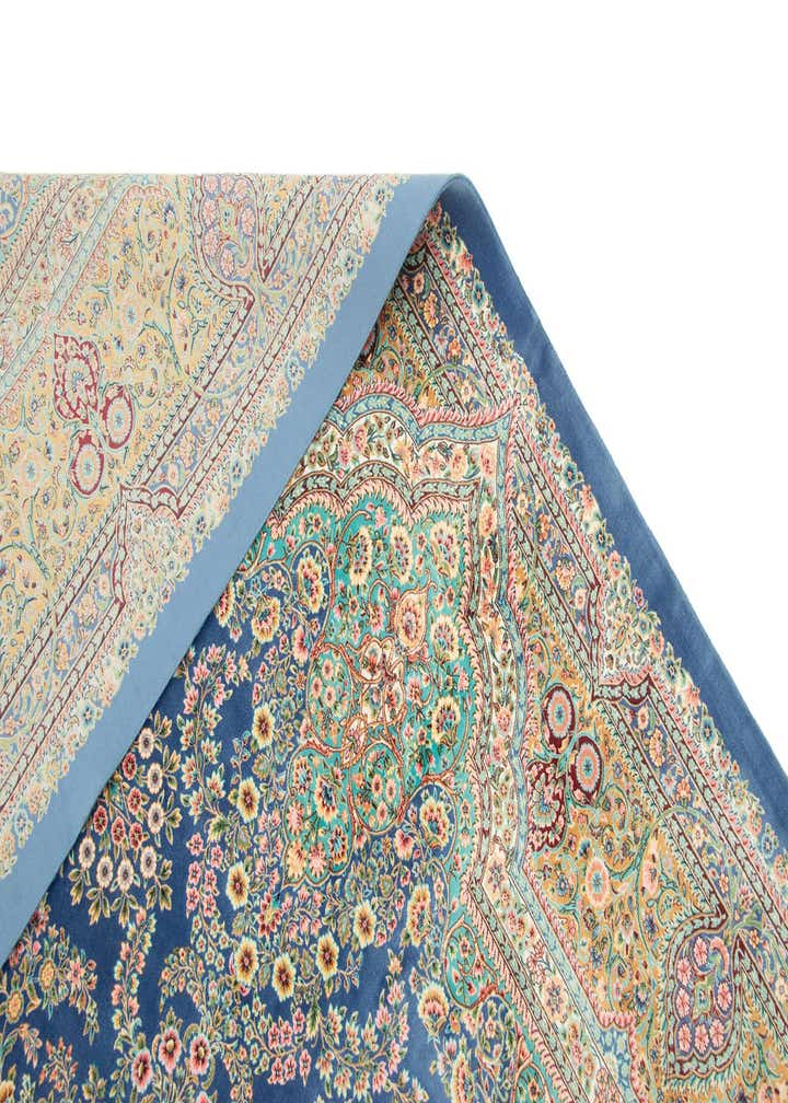 6' 6 x 9' 8 Ghom Design Rug