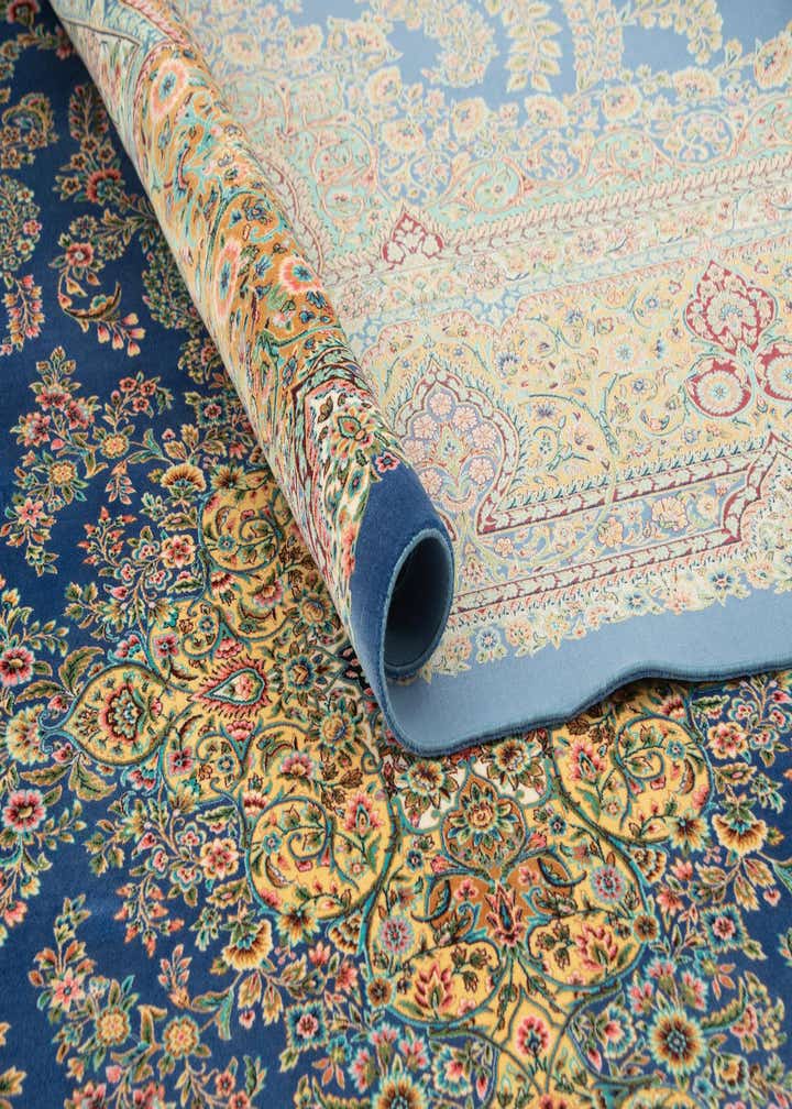 6' 6 x 9' 8 Ghom Design Rug