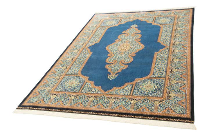 6' 5 x 9' 7 Ghom Design Rug
