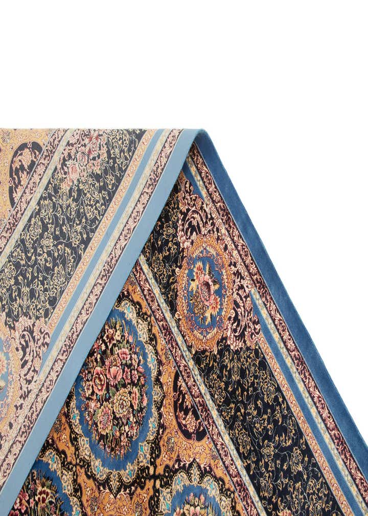 6' 6 x 9' 8 Ghom Design Rug