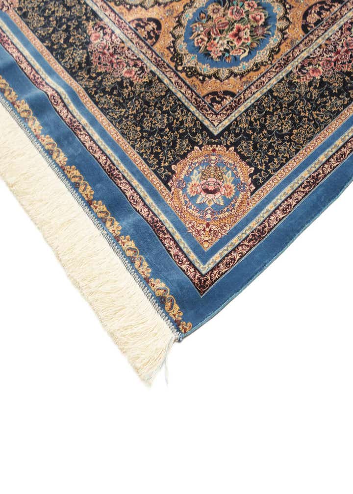 6' 6 x 9' 8 Ghom Design Rug