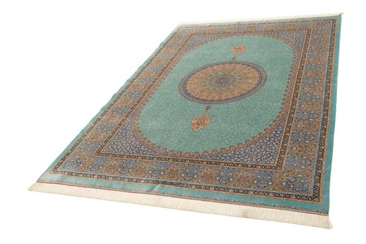 6' 6 x 9' 7 Ghom Design Rug