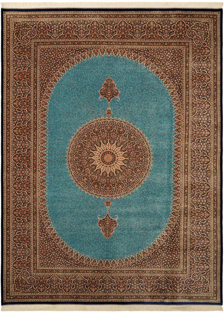 8' 2 x 11' 2 Ghom Design Rug
