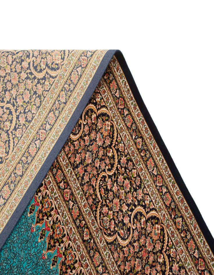 Detail image of 8' 2 x 11' 2 Ghom Design Rug