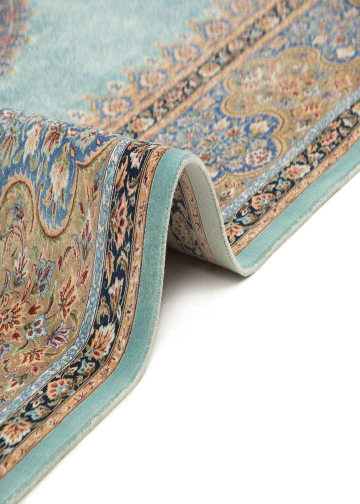 5' 9 x 9' 1 Ghom Design Rug