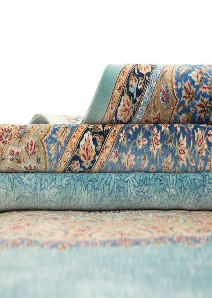 5' 9 x 9' 1 Ghom Design Rug