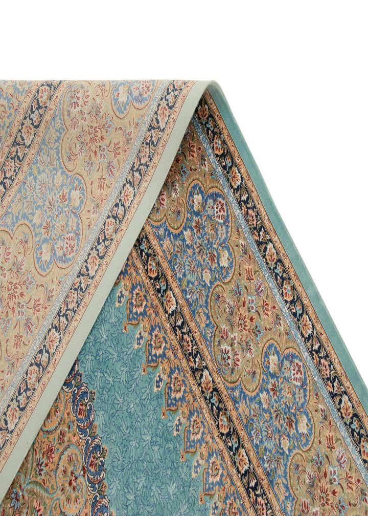 5' 9 x 9' 1 Ghom Design Rug