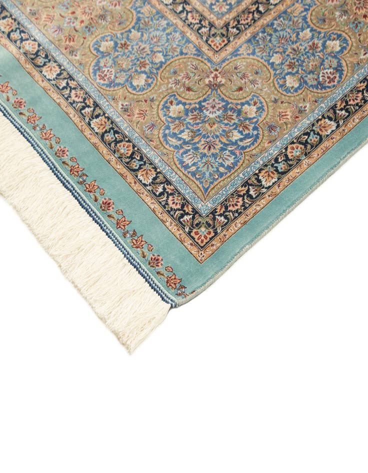 Detail image of 5' 9 x 9' 1 Ghom Design Rug