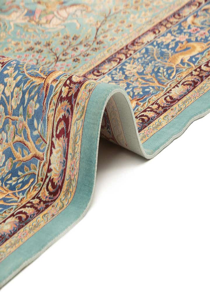 6' 6 x 9' 7 Ghom Design Rug