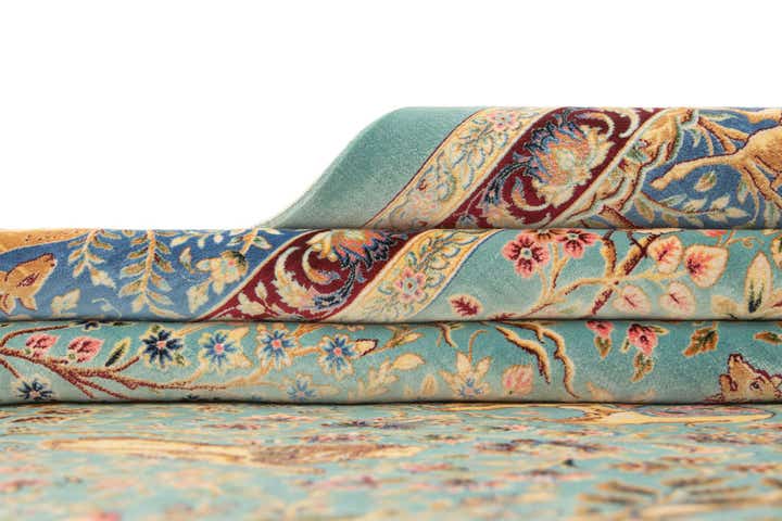 6' 6 x 9' 7 Ghom Design Rug