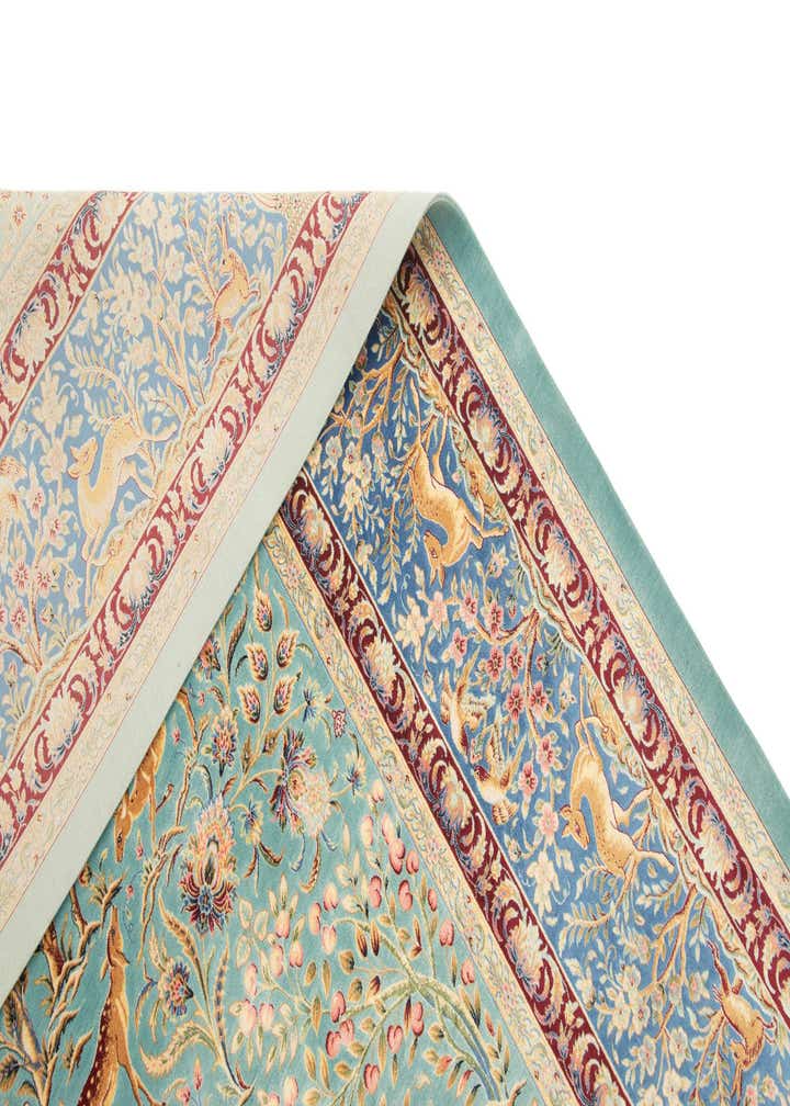 6' 6 x 9' 7 Ghom Design Rug