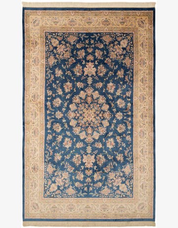 6' 3 x 10' 1 Ghom Design Rug