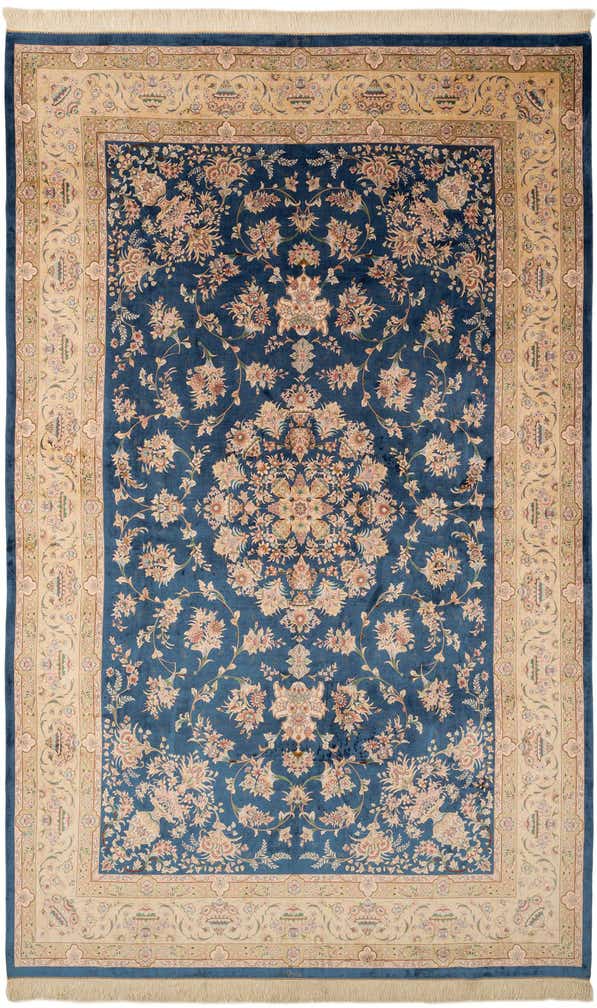6' 3 x 10' 1 Ghom Design Rug