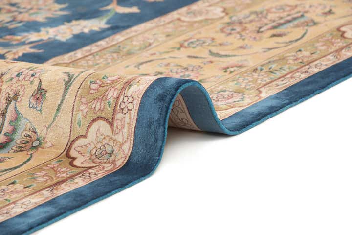 6' 3 x 10' 1 Ghom Design Rug