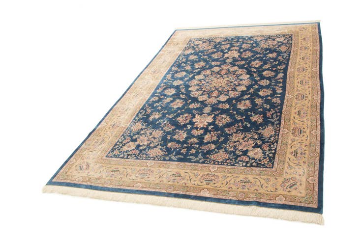 Detail image of 6' 3 x 10' 1 Ghom Design Rug