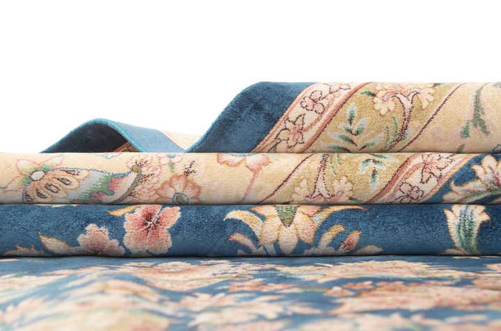 6' 3 x 10' 1 Ghom Design Rug