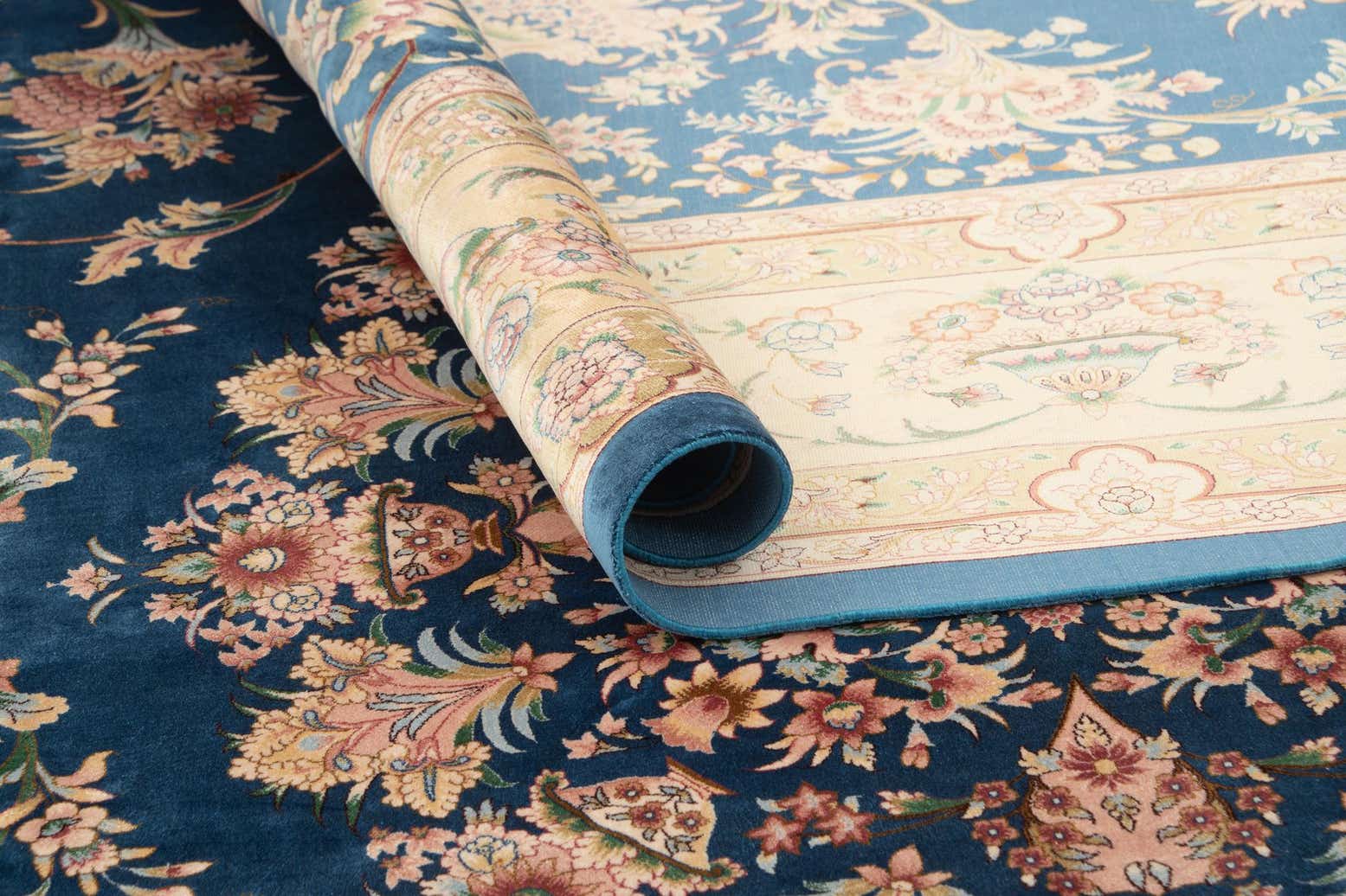 6' 3 x 10' 1 Ghom Design Rug