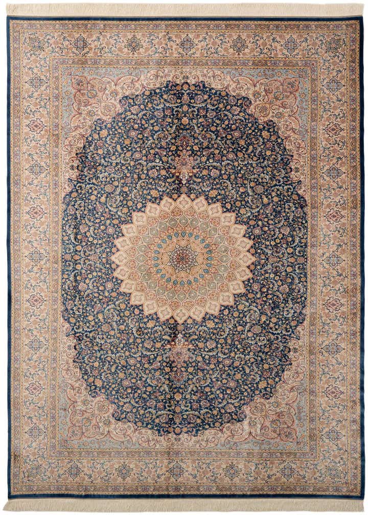 6' 3 x 9' 7 Ghom Design Rug