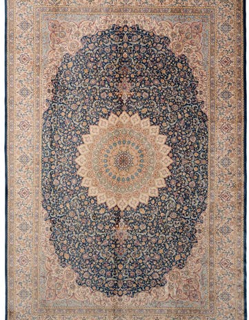 6' 3 x 9' 7 Ghom Design Rug