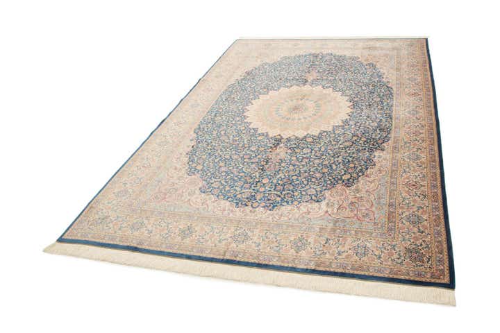 6' 3 x 9' 7 Ghom Design Rug
