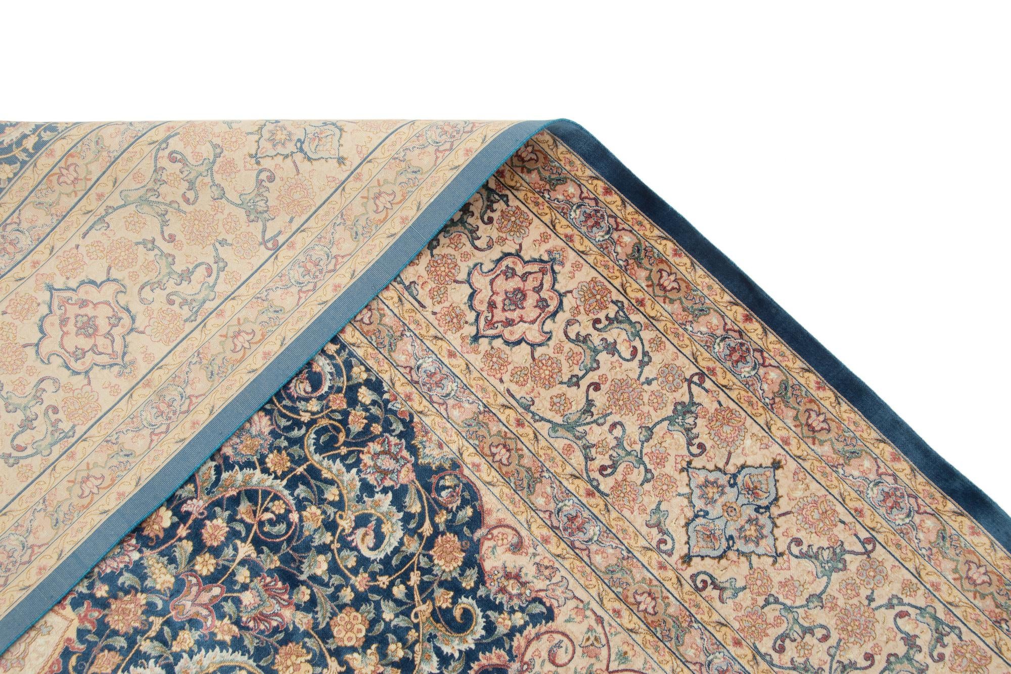 6' 3 x 9' 7 Ghom Design Rug