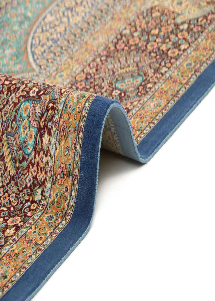 6' 6 x 9' 7 Ghom Design Rug
