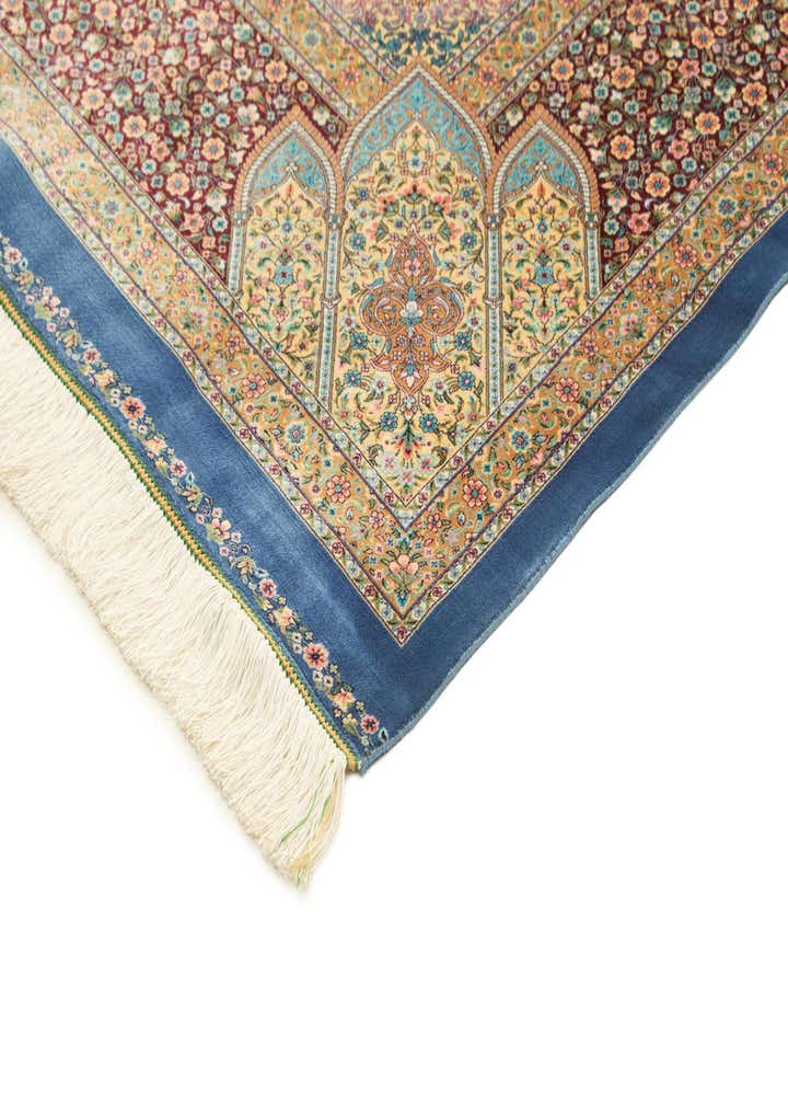 6' 6 x 9' 7 Ghom Design Rug