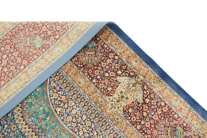 6' 6 x 9' 7 Ghom Design Rug