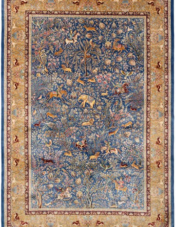 6' 6 x 9' 7 Ghom Design Rug