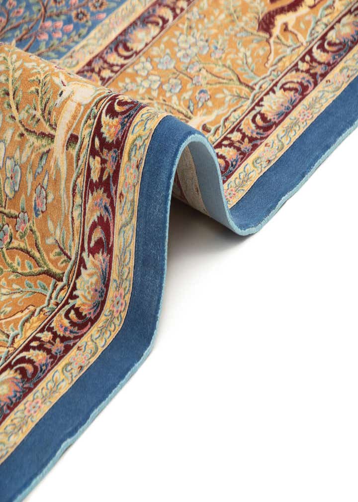 6' 6 x 9' 7 Ghom Design Rug
