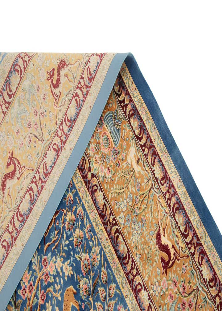 6' 6 x 9' 7 Ghom Design Rug