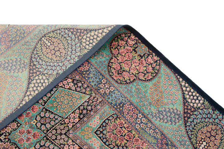 6' 6 x 9' 7 Ghom Design Rug