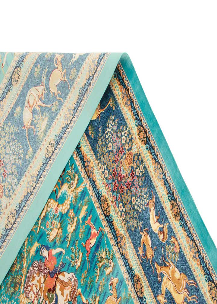 6' 6 x 9' 7 Ghom Design Rug