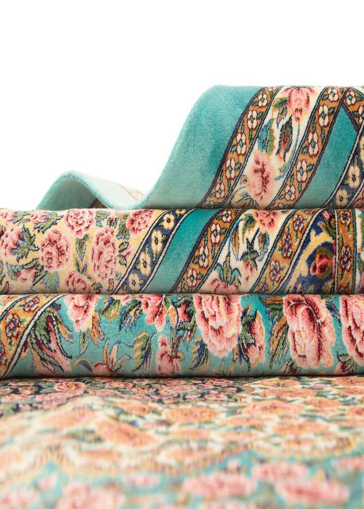 6' 5 x 9' 7 Ghom Design Rug
