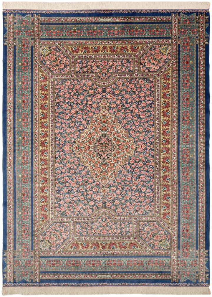 6' 6 x 9' 8 Ghom Design Rug