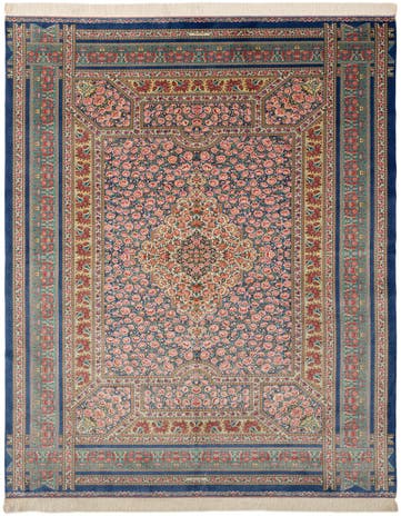 6' 6 x 9' 8 Ghom Design Rug