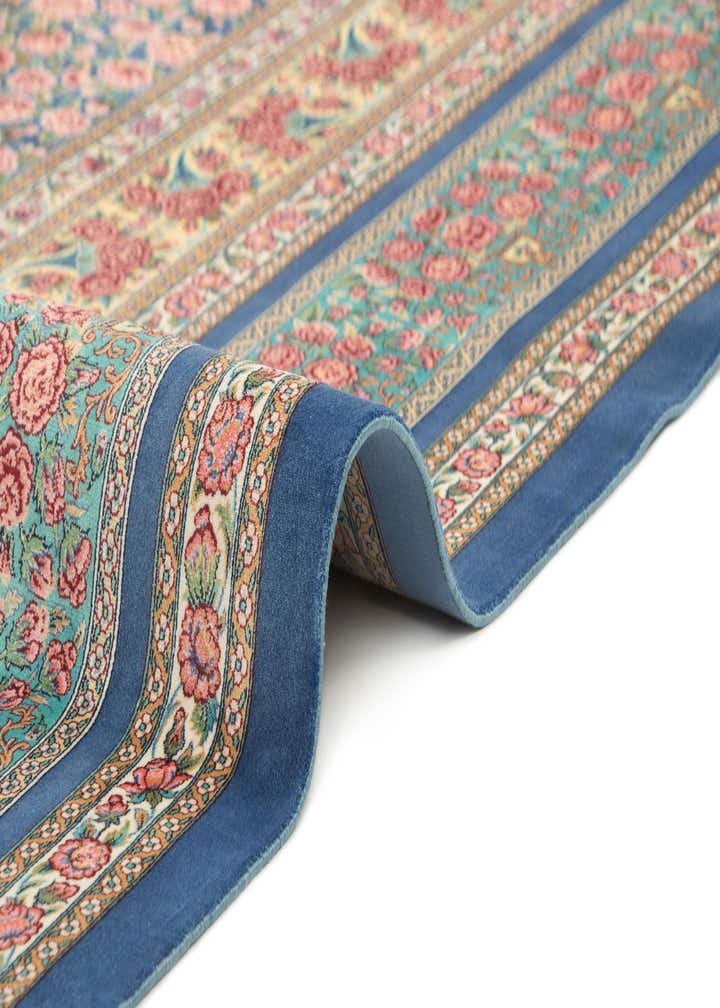 6' 6 x 9' 8 Ghom Design Rug