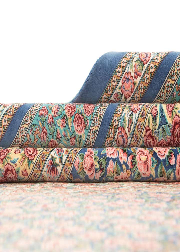 6' 6 x 9' 8 Ghom Design Rug