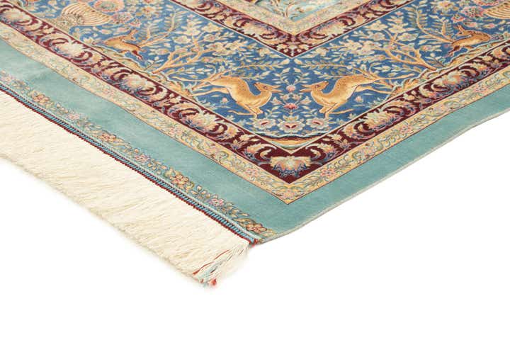 6' 6 x 9' 7 Ghom Design Rug