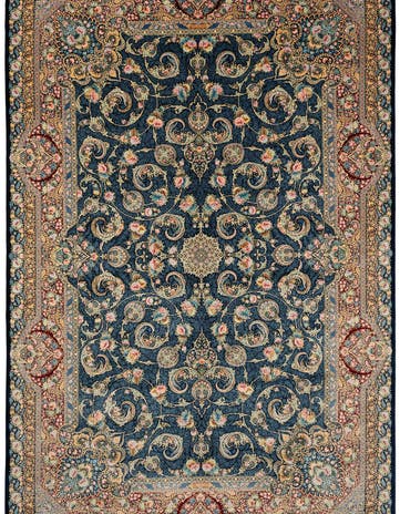 6' 4 x 9' 9 Ghom Design Rug