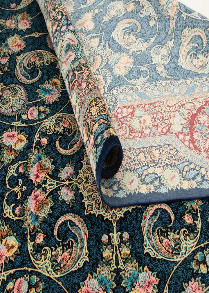 6' 4 x 9' 9 Ghom Design Rug