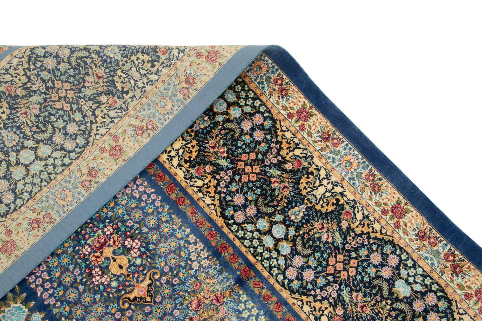 6' 6 x 9' 8 Ghom Design Rug